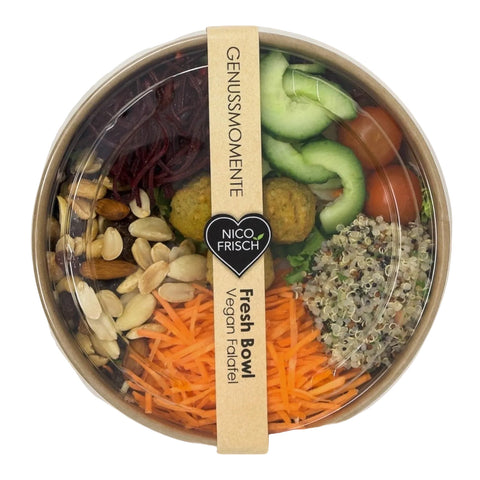 Falafel Fresh Bowl (vegan) von Nico Frisch